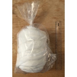 Cotton Neck Wool Roll 1lb (450g) 100% Cotton Highly Absorbent Minimum Linting Professional Salon Use