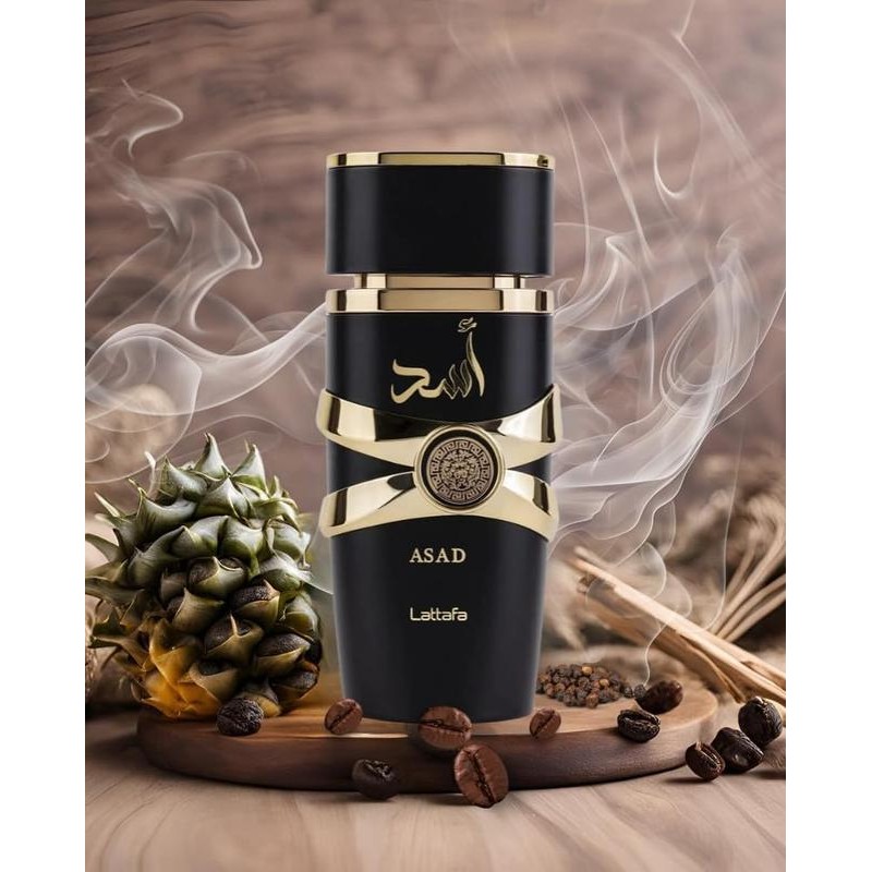 Lattafa Asad Men's Eau de Parfum 3.4Fl Oz - Long