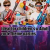 18 Pcs Photo Booth Props, Inflatable Party Props with Guitar,