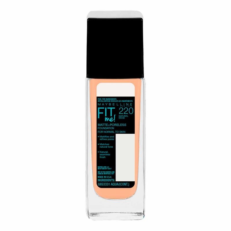 Base de Maquillaje Maybelline New York Fit Me! 220 Natural