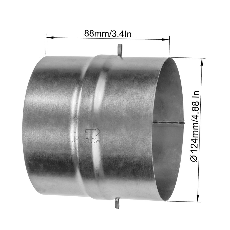 Draft Blocker 5'' Inch - Backdraft Damper - Draft Stopper