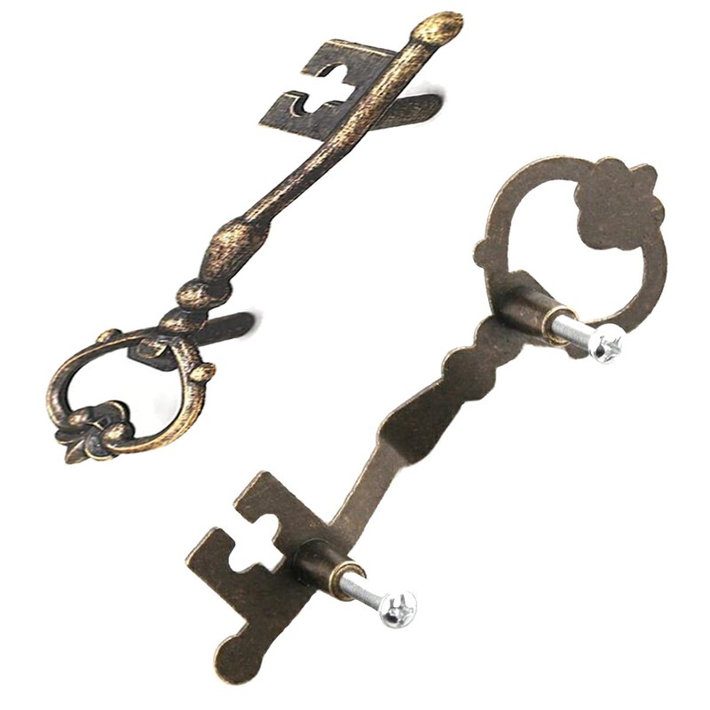 Sopepoyie Metal Key Shaped Pull 4.7inchUsed for Cabinet Drawer Door
