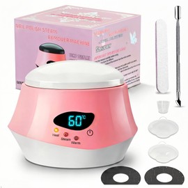 50W Nail Steamer Remover, Professional Bask La Steam Pro Gel Remover, Acetone-proof Gel Nail Polish Remover Machine for Salon