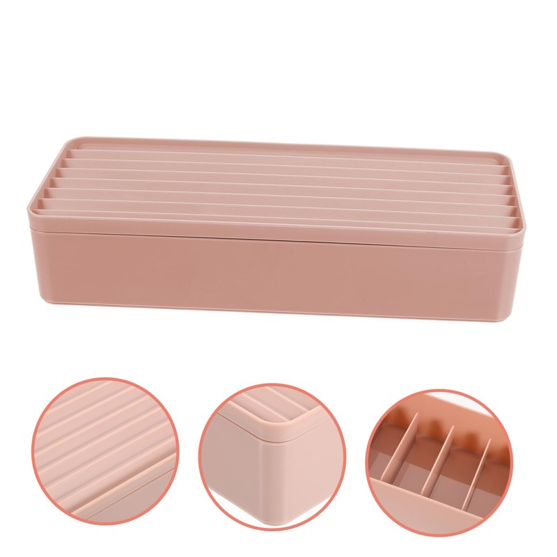 KOMBIUDA Cable Organizer Box with Multi Compartment Design Dustproof Electronics