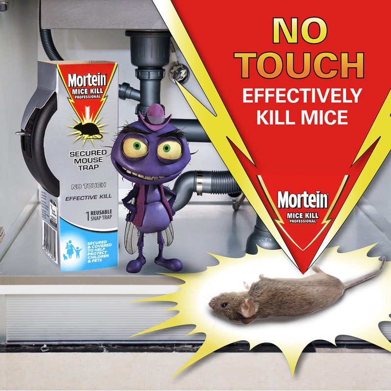 Mortein Mice Kill Secured Mouse Trap 1 Pack