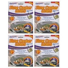 20 Sealapack Slow Cooker Liners Cooking Bags 4 x 5 Pack For Round & Oval Cookers