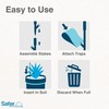 Safer Brand Home SH5026-3SR Houseplant Sticky Stake Insect Traps for