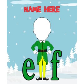 Custom Blanket Classic Christmas Movie Yourself Throw Fleece Blankets (Elf, 50x60 Silktouch)