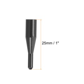 PATIKIL Dart Tool Aluminum Shaft Tightener for 2BA Shafts Rubber Ring Mounting Aid Black