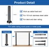 BLIKA 40Pack 1/8" Stainless Steel Black Stemball Swage Dead Ends