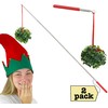Iconikal 2-Pack Extendable Mistletoe-On-A-Stick - Funny Christmas Gag Gift Photo