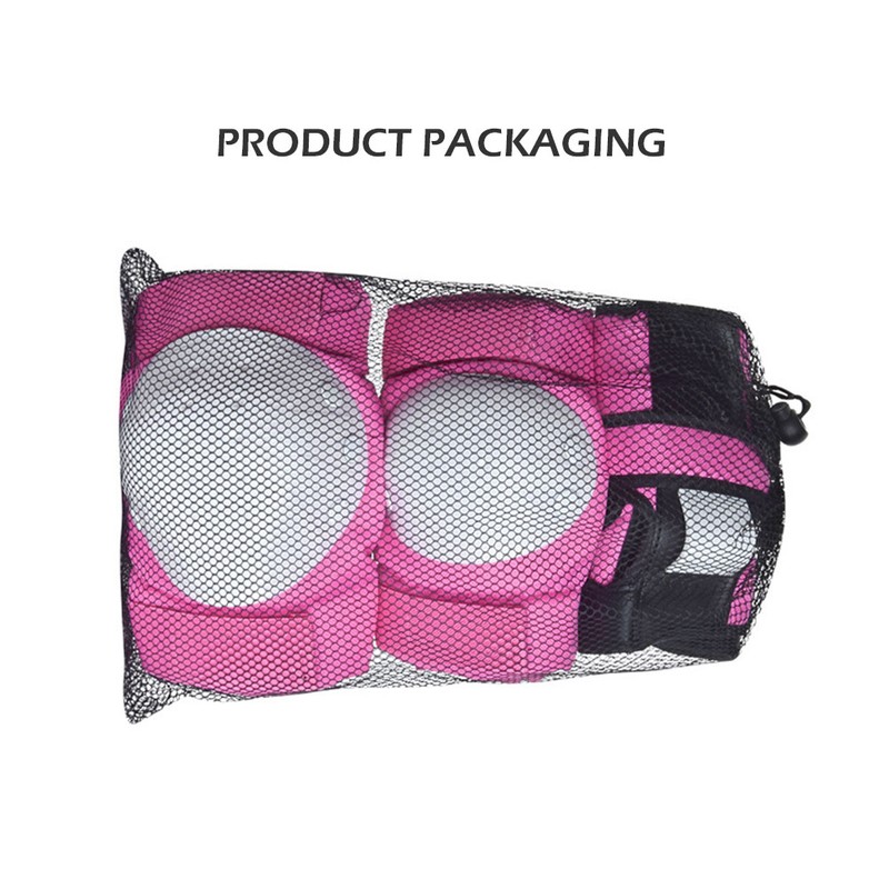 6 Pcs Adults Kids Knee Pads Elbow Pads Wrist Pads