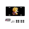 Dragon Ball Z Goku High Gloss License Plate