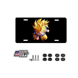 Dragon Ball Z Goku High Gloss License Plate