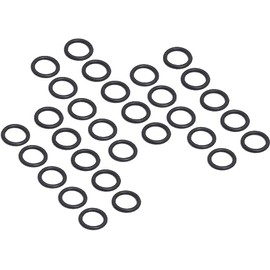 Audiofan O-Ring Fluorine Rubber Sealing Gasket Outer Diameter 0.3 x 0.2 inch (7 mm) x Inner Diameter 0.2 inch (5 mm) x Width 0.04 inch (1