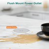 Pop Up Outlet for Countertop with PD 20W USB C,