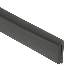 PATIKIL 1/16" Rubber Edge Trim, 6.6 ft Flexible U Channel Edge Guard Protector for Keen Edge, Sheet Metal, Car Doors, Hatches, Table Corners, Black