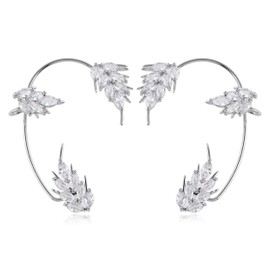 Gothic Elf Ear Cuffs for Women Fairy Ear Cuff Earrings Butterfly Ear Wrap Earrings for Women Cosplay Costumes