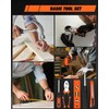 139-Piece Tool Set - Tool Kit with 8V Cordless Drill
