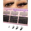 Spiky Lash Clusters 60D 80D 100D Volume Eyelash Cluster Spikes