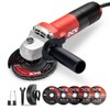 DCK Angle Grinder, 4-1/2-Inch, 6.7Amp Cut off Tool Grinder, 11,800