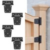 TRIPLE DEER 3.5 Inch Heavy Duty Gate Hinges, Extra Thick