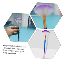 Ipetboom 6pcs Mask Brush Mask Applicator Mask Applicator Make up Kit Clay Tools Makeup Brush Facial Brush Cleaning Tools Makeup Tool Artificial Fiber Applicator Brush Skin Care