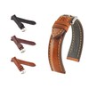 HIRSCH Men's Watch Strap Cowhide Leather Model Lucca 22 mm