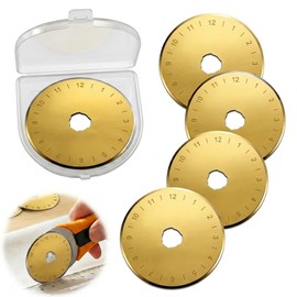 5PCS Rotary Cutter Blades 45mm Replacement Fabric Cutter Wheel