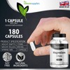 Magnesium Citrate Capsules 1480mg, 180 Per Bottle 3 Months Supply