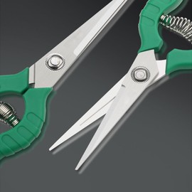 EDu 剪定バサミ 剪定鋏 園芸ハサミ 剪定ばさみ 園芸、果樹、庭木枝の剪定 盆栽剪定バサミ 庭園作業 ステンレス刃 210mm