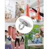 QWORK® Ceiling hook, heavy duty, punch bag bracket, hook hammock,