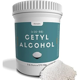 9.6 Ounce Cetyl Alcohol for Making Lotions, Premium Cetyl Alcohol Granules, Smooth and Emollient, Fresh and Pleasant, Suitable for Making Conditioners, Scrubs, Creams and More
