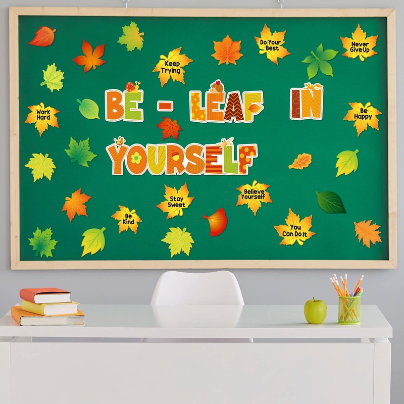 Funrous Fall Bulletin Board Decorations Classroom Fall Tree Maple Leaves