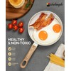 MICHELANGELO Small Frying Pan Nonstick - 6 Inch Single Egg