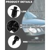 CHBCD 100pcs 6mm Plastic Motorcycle Trim Clips Universal 6mm Plate