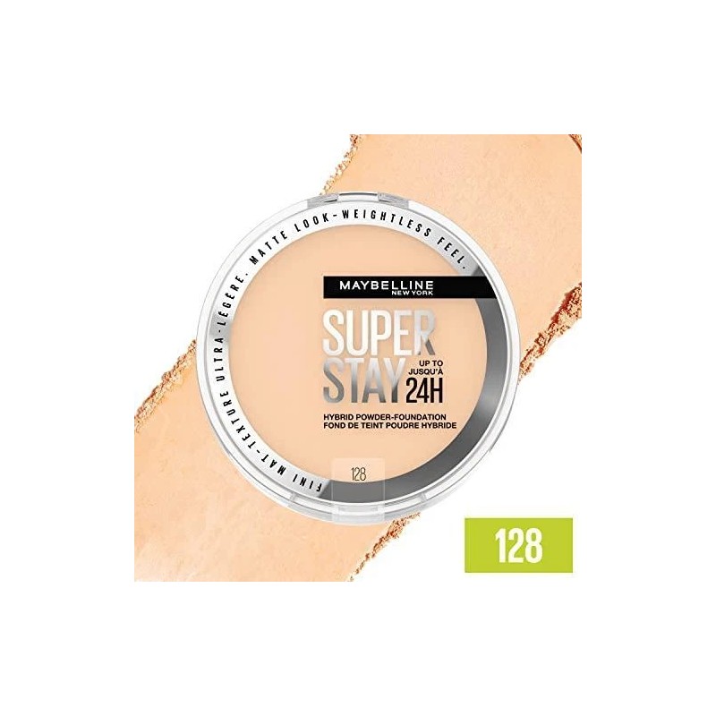 Maybelline Super Stay Up to 24HR Hybrid Powder-Foundat<wbr/>ion, Medium-to-Full