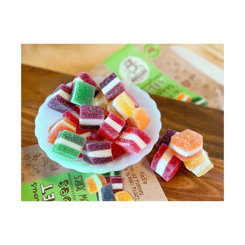Kellys Candy Co Rainbow Jellies 220g