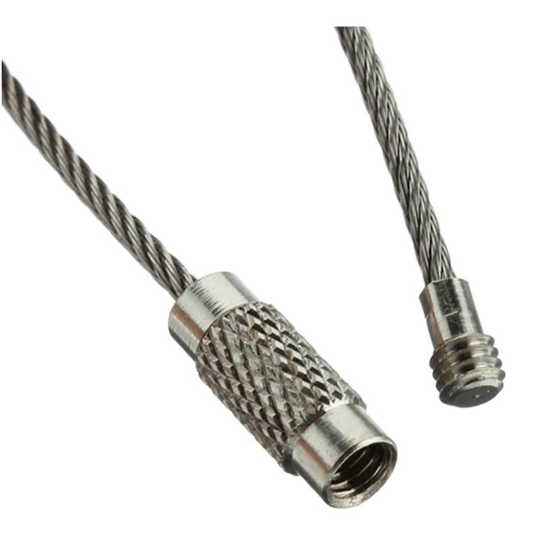Key Holder Wire Ring Approximately 15 cm 10-Piece Set Screw-Type