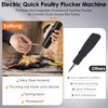 1 Pack Handheld Chicken Plucker, Electric Quick Poultry Plucker Machine