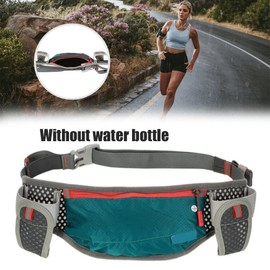 Reflective Hydration Running Belt Marathon Waist Pack Multifunctional Comfortable Running Waist Bag for Cross Country Outdoor Sports