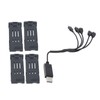 1200mah Lithium Battery Black Strong Protection 3.7V High Conversion for