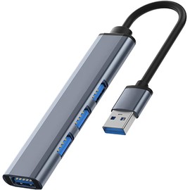 Hub USB C 3.0 a USB adaptador múltiple de 4 puertos hub USB Hub Docking Station con 1 x USB 3.0 y 3 x USB 2.0, Hub USB para MacBook, Flash Drives,