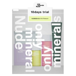 ONLY MINERALS Nude Skin Care Trial Set, Serum, Assorted 6 Pieces