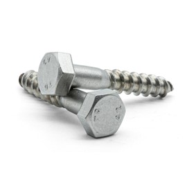 Hippo Hardware M8 (8mm X 25mm) Coach Screws A2 Stainless Steel Hex Head Lag Bolts Wood Screw DIN 571 (Pack of 3)