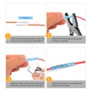 Nilight – 135 conectores de cable termorretráctiles – Kit de