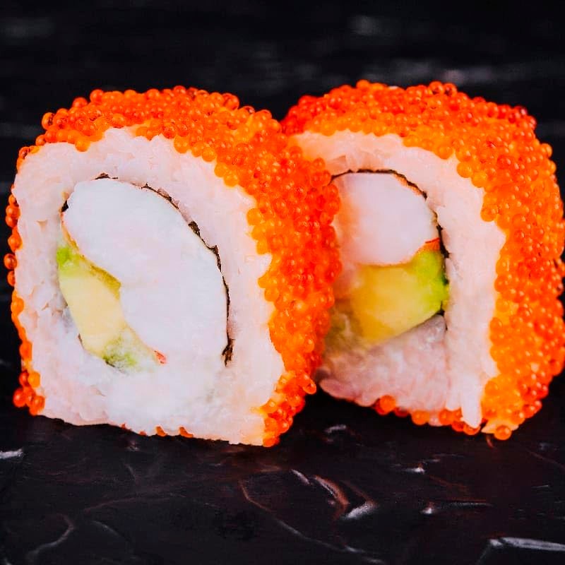 Orange Genki Tobiko Caviar - Frozen Flying Fish Roe (50g