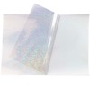 10 Hologram Stickers Transparent A4 Size Glitter Cutting Stickers Glossy