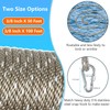 3/8 Inch 50 FT Anchor Rope, Boat Anchor Rope Solid