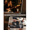 CoolGift Mart Light Up Guitar Pick Holder, Acrylic Rock and